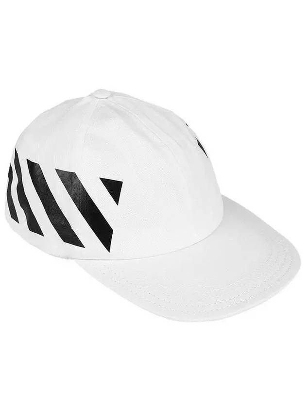 Diag logo ball cap white black - OFF WHITE - BALAAN.