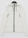 Shell R Goggle Hooded Jacket White - CP COMPANY - BALAAN 4