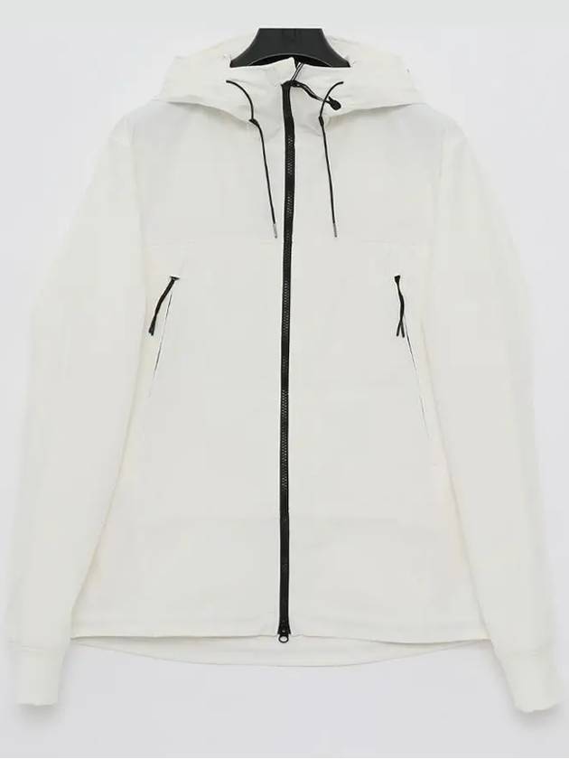 Shell R Goggle Hooded Jacket White - CP COMPANY - BALAAN 4