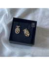 CC logo clover earrings gold tone AB4781 - CHANEL - BALAAN 5