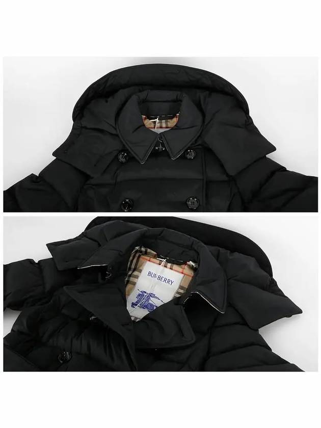 Double Quilted Half Padding Black - BURBERRY - BALAAN 6