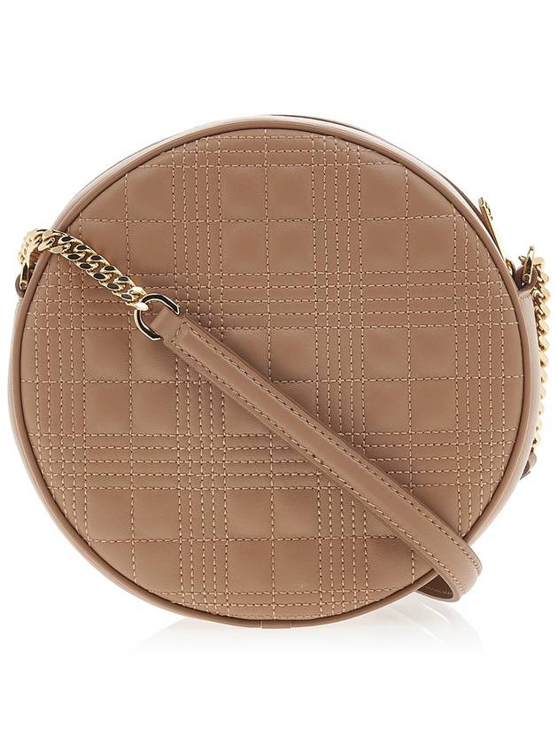 TB Logo Monogram Quilted Lewis Cross Bag Beige - BURBERRY - BALAAN 4