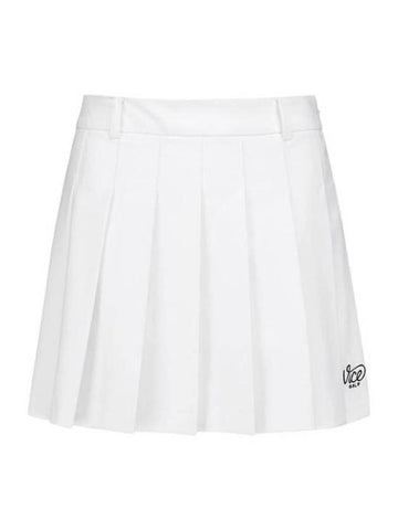 Short Skirt VGDMWSQ06BW White BONE - VICE GOLF - BALAAN 1