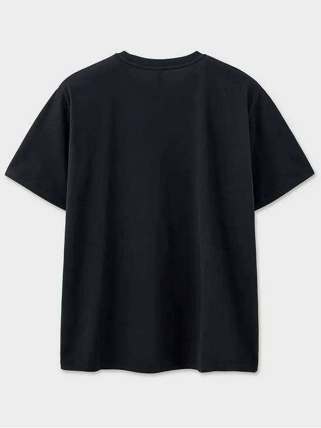 Supima Cotton Lux Short Sleeve T-Shirt Black - NOIRER - BALAAN 4