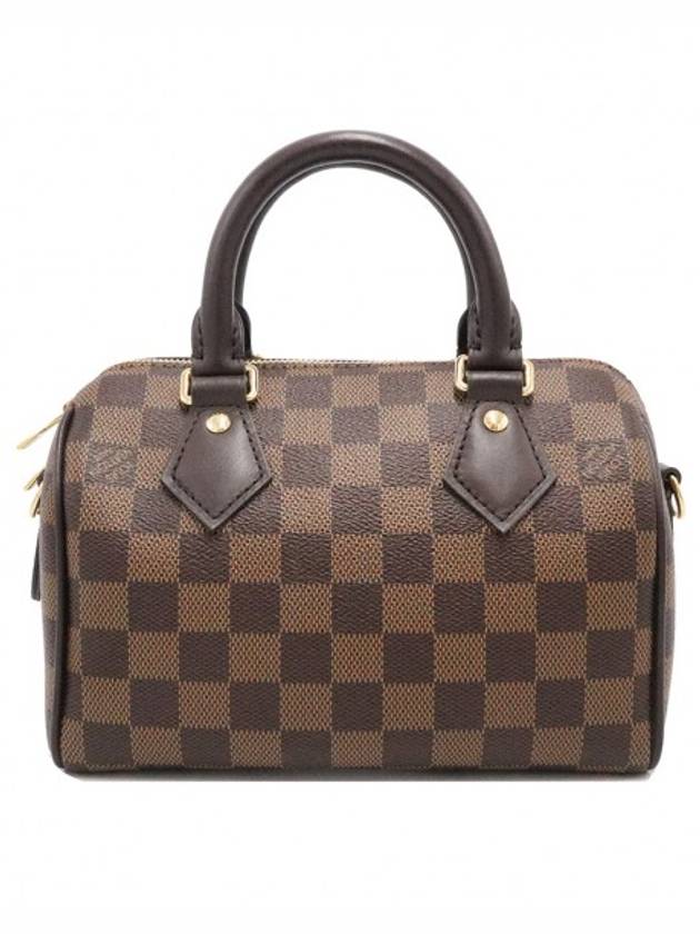 Women s Louis Vuitton N40489 Damier Eben Canvas Speedy Bandouli re 20 2WAY gt bag Gangbuk used luxury goods - LOUIS VUITTON - BALAAN 1