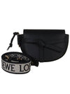 Mini Gate Dual Soft Calfskin Cross Bag Black - LOEWE - BALAAN 2