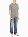 Organic Cotton Short Sleeve T-Shirt Grey - MAISON MARGIELA - BALAAN 3