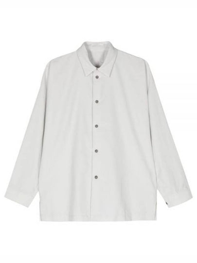 Pleated Long Sleeve Shirt White - ISSEY MIYAKE - BALAAN 2