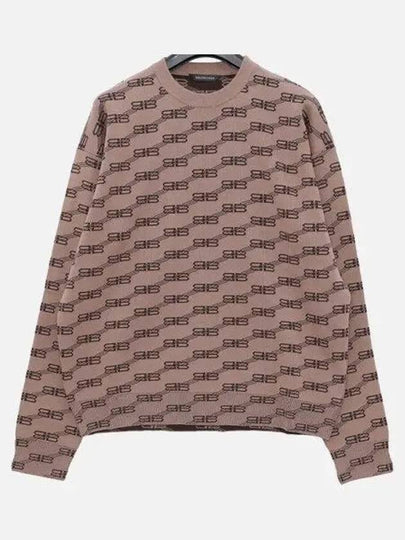 BB Monogram Sweatshirt Brown - BALENCIAGA - BALAAN 2