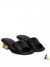 FF Baguette Motif Nappa Leather Sandals Black - FENDI - BALAAN 2