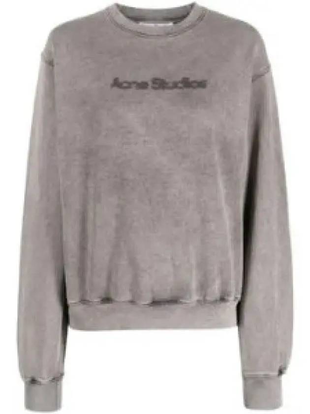 Logo Print Sweatshirt Faded Grey - ACNE STUDIOS - BALAAN 2