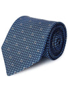 Ferragamo Men's Silk Tie 35 0263 NAVY BLU 0731639 - SALVATORE FERRAGAMO - BALAAN 10