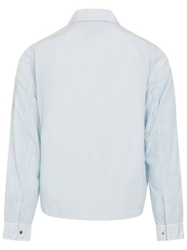 Chrome-R Pocket Over Long Sleeve Shirt Blue - CP COMPANY - BALAAN 3