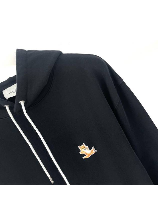 Chillax Fox Patch Classic Hoodie Black - MAISON KITSUNE - BALAAN 3