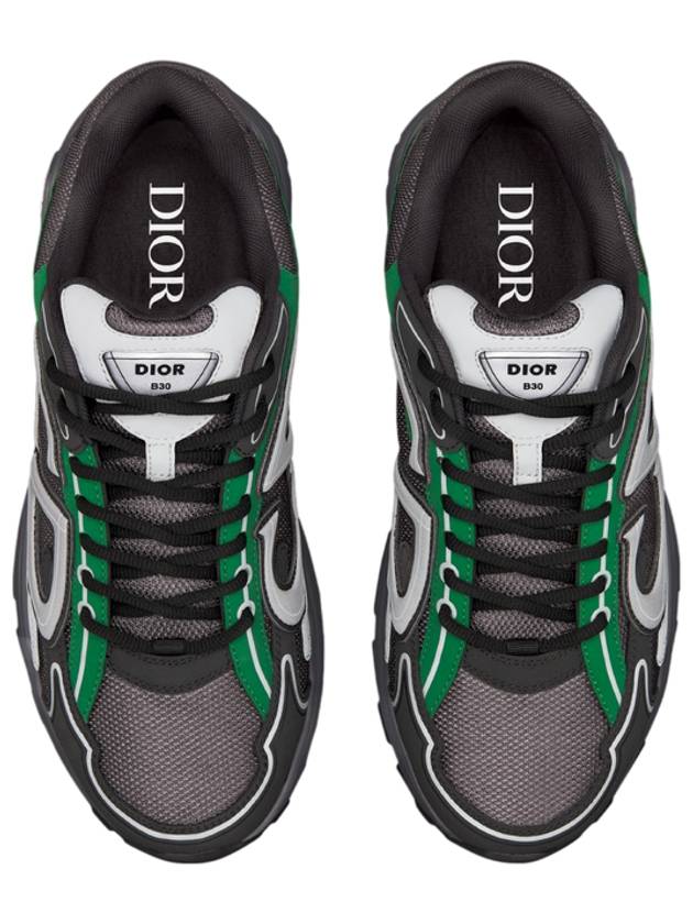 Men s Sneakers 3SN279ZRB Green - DIOR - BALAAN 4