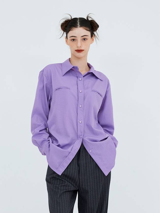 Double lip color shirt light purple - KOOKEESEE - BALAAN 1