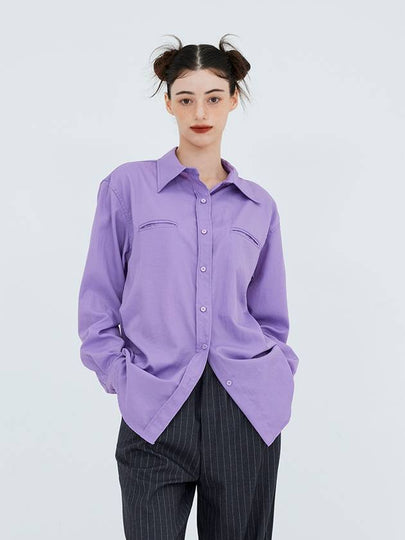 Double Lip Color Shirt Light Purple - KOOKEESEE - BALAAN 2