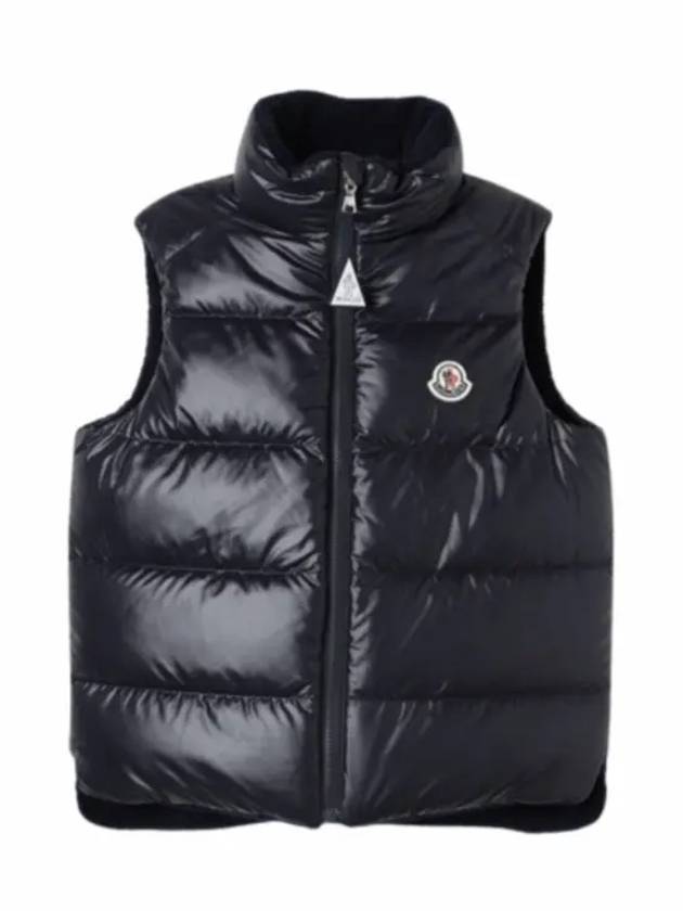 Kids down padded double sided vest black 1A00113809BY 742 - MONCLER - BALAAN 2