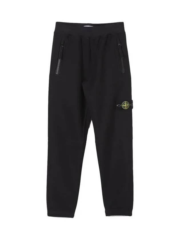 Kids Wappen Patch Training Pants Black - STONE ISLAND - BALAAN 2