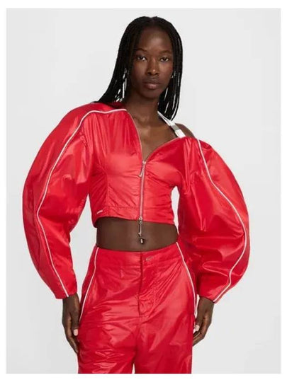 Off Shoulder Track Jacket University Red - NIKE - BALAAN 2