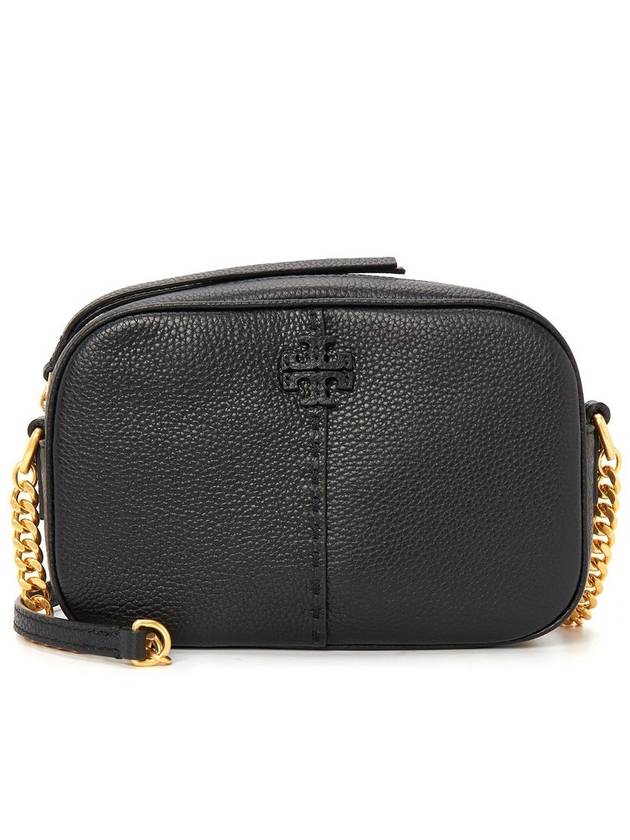 McGraw Logo Camera Shoulder Bag Black - TORY BURCH - BALAAN 2