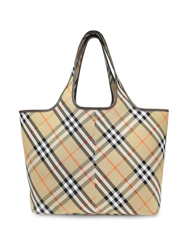 Check Medium Tote Bag Sand - BURBERRY - BALAAN 2