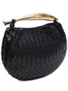 Sardine Intrecciato Tote Bag Black - BOTTEGA VENETA - BALAAN 4