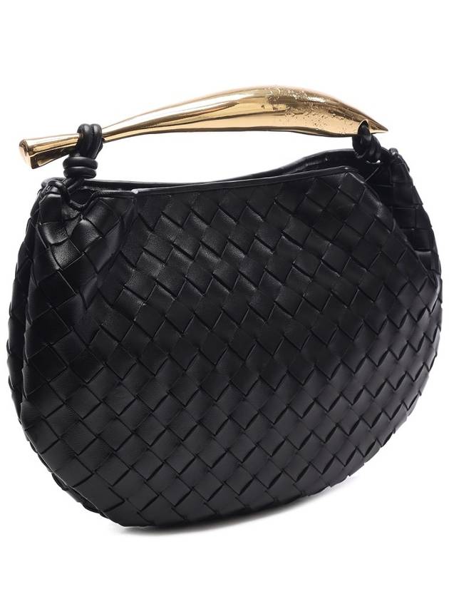 Sardine Intrecciato Tote Bag Black - BOTTEGA VENETA - BALAAN 4