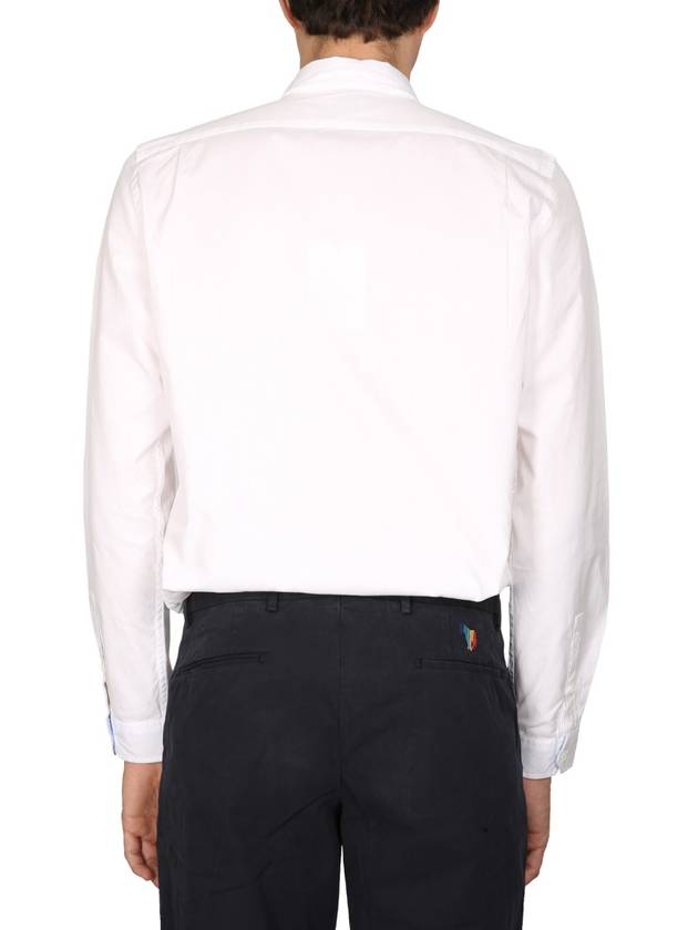 Zebra Patch Long Sleeve Shirt Light White - PAUL SMITH - BALAAN 6