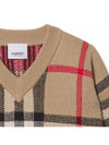 Kids Vintage Check V Neck Knit 8043661 - BURBERRY - BALAAN 4