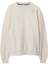 Logo Cotton Crewneck Sweatshirt Soap - BURBERRY - BALAAN 1