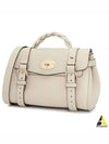 Alexa Heavy Grain Mini Tote Bag Chalk - MULBERRY - BALAAN 2