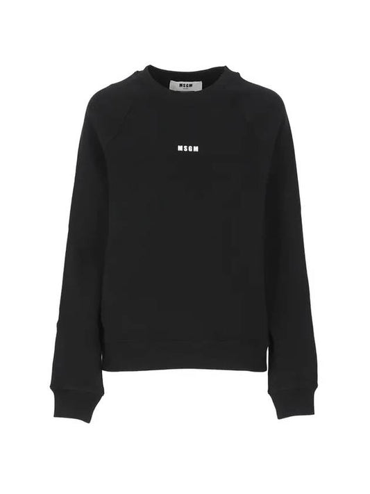 Logo Sweatshirt Black - MSGM - BALAAN 1