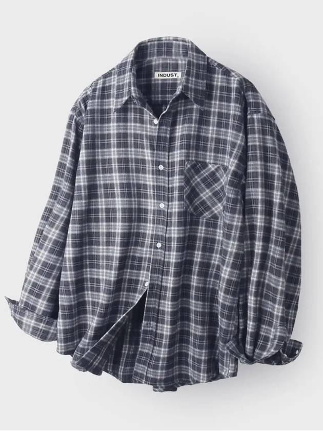 Forest Memory Check Shirt Charcoal - INDUST - BALAAN 5