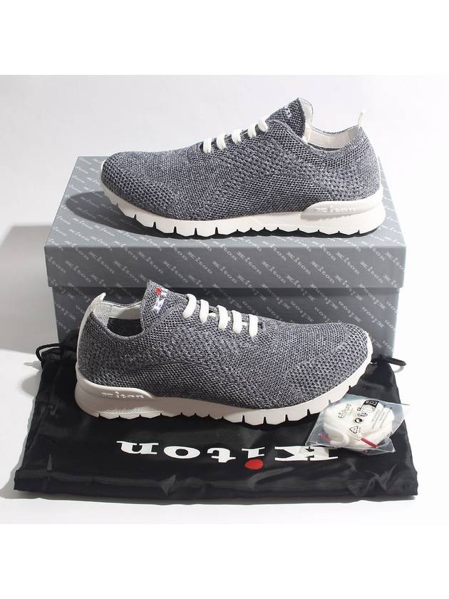 Fit Knit Low Top Sneakers Grey - KITON - BALAAN 6