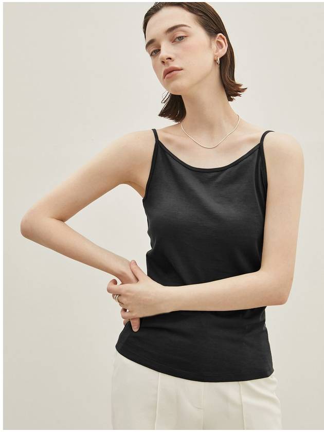 boat neck sleeveless T_BLACK - ARIFF - BALAAN 1