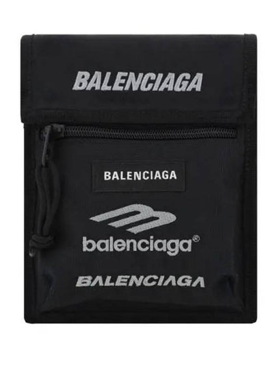 Explorer Small Logo Strap Cross Bag Black - BALENCIAGA - BALAAN 2