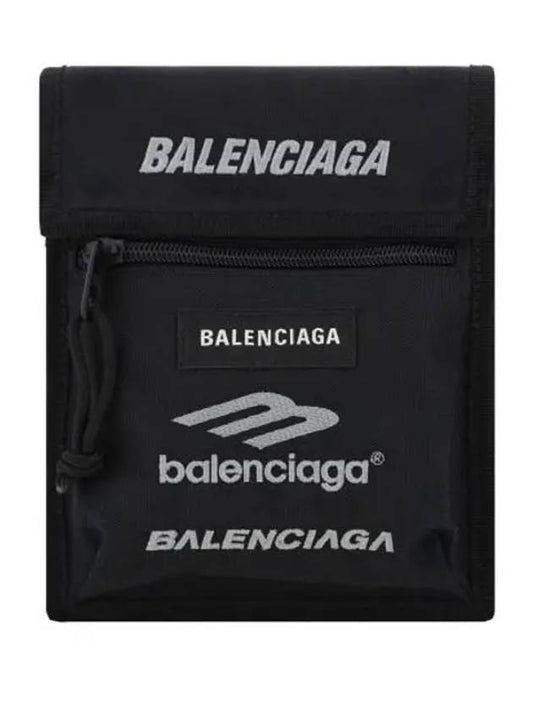 Explorer Small Logo Strap Cross Bag Black - BALENCIAGA - BALAAN 2