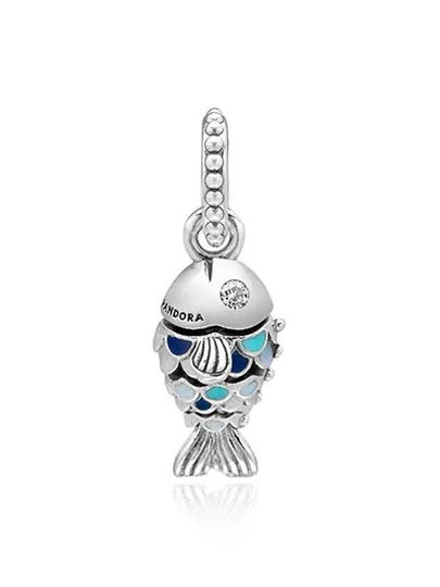 Scaled Fish Dangle Bracelet Charm Silver - PANDORA - BALAAN 2