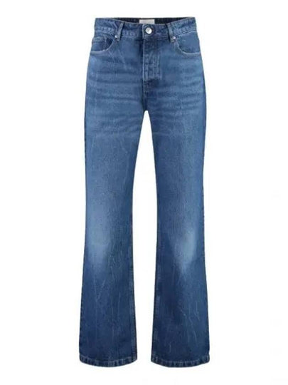 Men's Loose Straight Jeans Blue - AMI - BALAAN 2