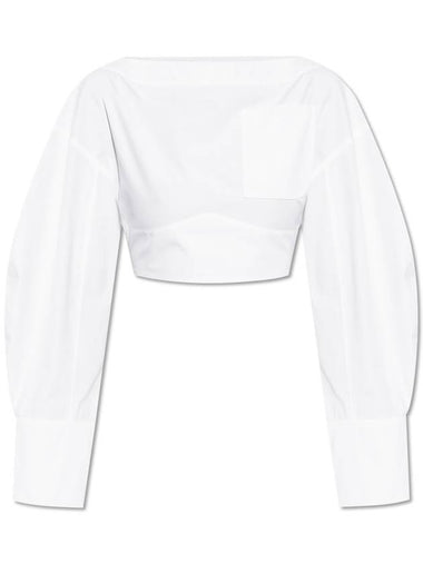 Jacquemus Top With Back Cutout, Women's, White - JACQUEMUS - BALAAN 1