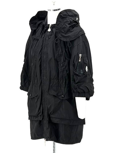 women s long windbreaker jacket - MONCLER - BALAAN 1