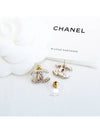 CC Logo Stone Pearl Earrings Gold - CHANEL - BALAAN 7