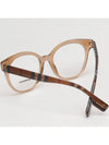 Glasses frame BE2356 3992 round transparent horn rim brown JACQUELINE - BURBERRY - BALAAN 4