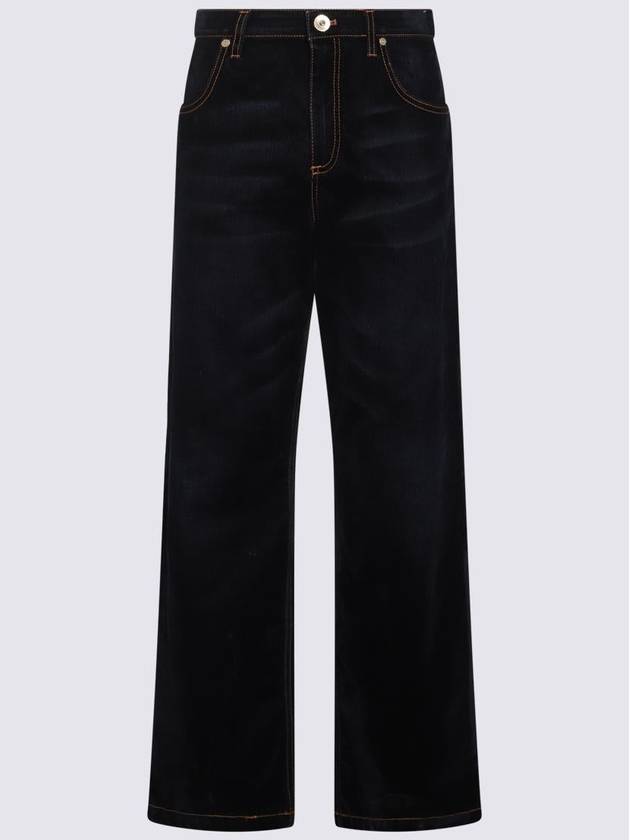 Eleventy Dark Blue Cotton Denim Jeans - ELEVENTY MILANO - BALAAN 1