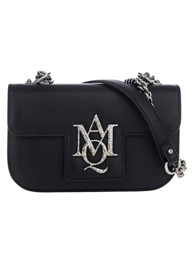 Women's Insignia Chain Shoulder Bag Black - ALEXANDER MCQUEEN - BALAAN 2