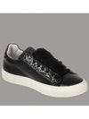 Women's Glitter Low Top Sneakers Black - JOSHUA SANDERS - BALAAN 6