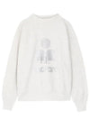 Moby Logo Print Sweatshirt Ecru - ISABEL MARANT - BALAAN 2