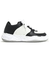 Wayne OG Sole Leather Low Top Sneakers Black White - MAISON MIHARA YASUHIRO - BALAAN 3