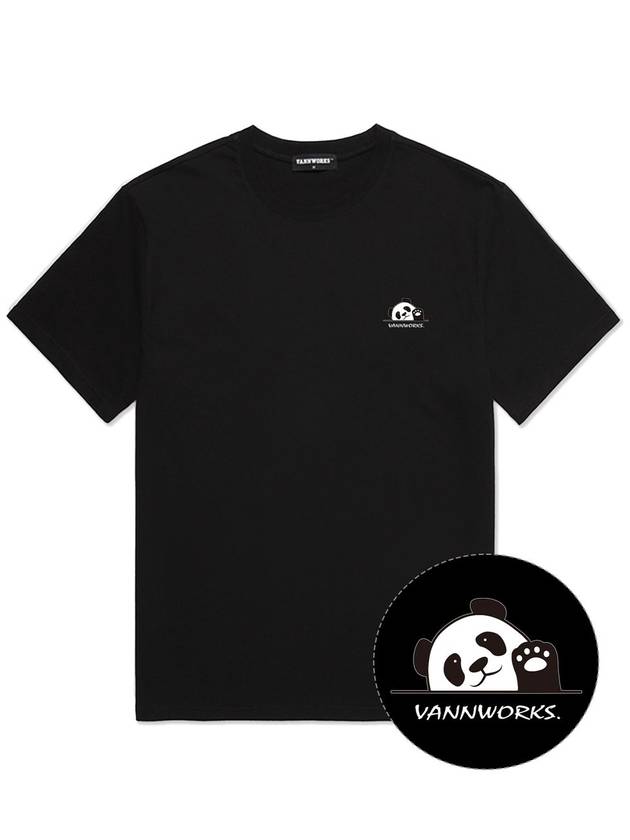 Panda Overfit Short Sleeve T-Shirt - VANN WORKS - BALAAN 3